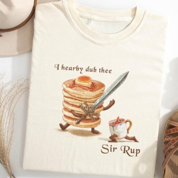 Tops - Funny T-shirt Pancake Tshirt Breakfast T-shirt
